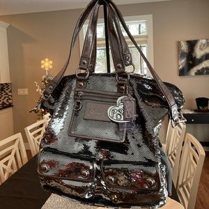Coach Poppy Sequin Handbag